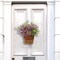 Summer Floral Wildflowers Door Hanging Basket Front Door Wreath Porch Farmhouse Artificial Flowers Home Decor, Hanging Ornament (M)